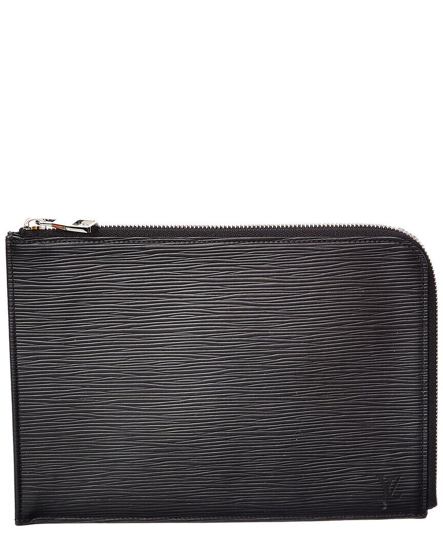 Louis Vuitton Black Epi Leather Pochette Jour PM (Authentic Pre-Owned) NoColor NoSize