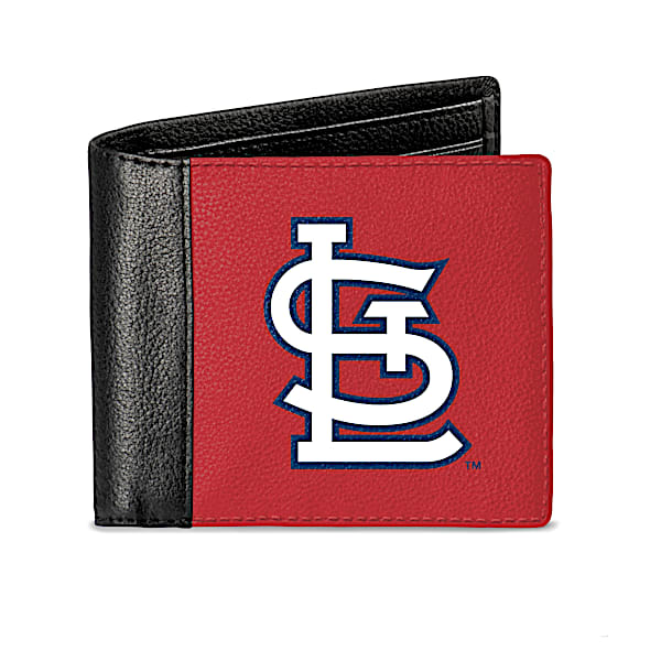 The Bradford Exchange St. Louis Cardinals Men's RFID Blocking Leather Wallet
