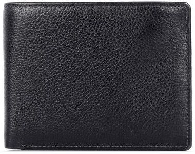 Karla Hanson RFID-Blocking Coin Pocket Leather Wallet, Black