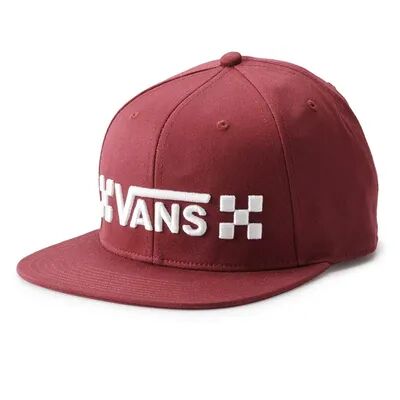Vans Men's Vans Embroidered Logo Snapback Hat, Dark Red