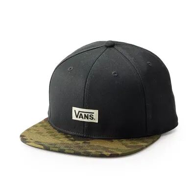 Vans Men's Logo Snapback Hat, Black