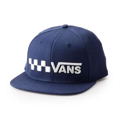 Vans Men's Logo Snapback Hat, Dark Blue
