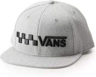 Vans Men's Logo Snapback Hat, Dark Grey