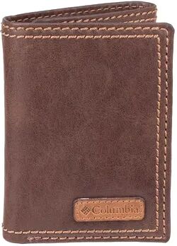 Columbia Men's Columbia RFID-Blocking Trifold Wallet, Brown