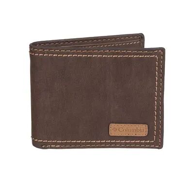 Men's Columbia RFID-Blocking Passcase Wallet, Brown