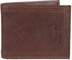 Levi's Men's Levi's RFID-Blocking Extra-Capacity Traveler Wallet, Brown