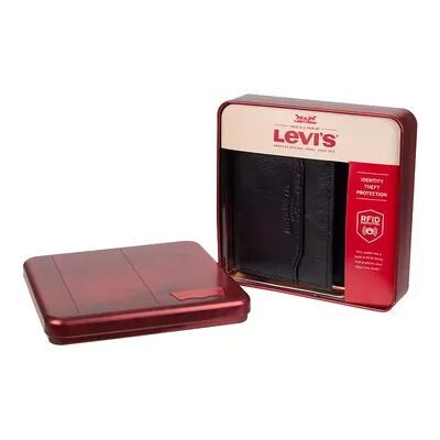 Levi's Men's Levi's RFID-Blocking Trifold Wallet, Black