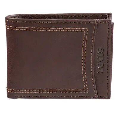 Levi's Men's Levi's RFID-Blocking Extra-Capacity Slimfold Wallet, Brown