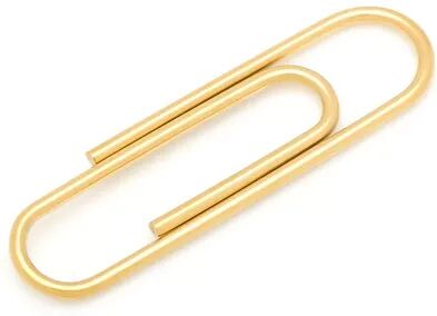 Kohl's Stainless Steel Paper Clip Money Clip, Gold