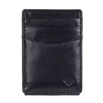Columbia Men's Columbia RFID-Blocking Magnetic Front-Pocket Wallet, Black