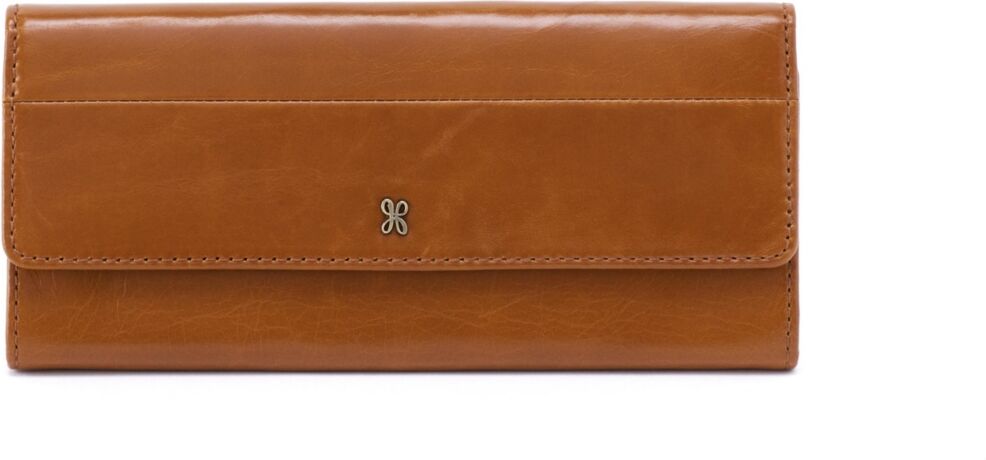 Hobo Jill Large Trifold Wallet - Truffle