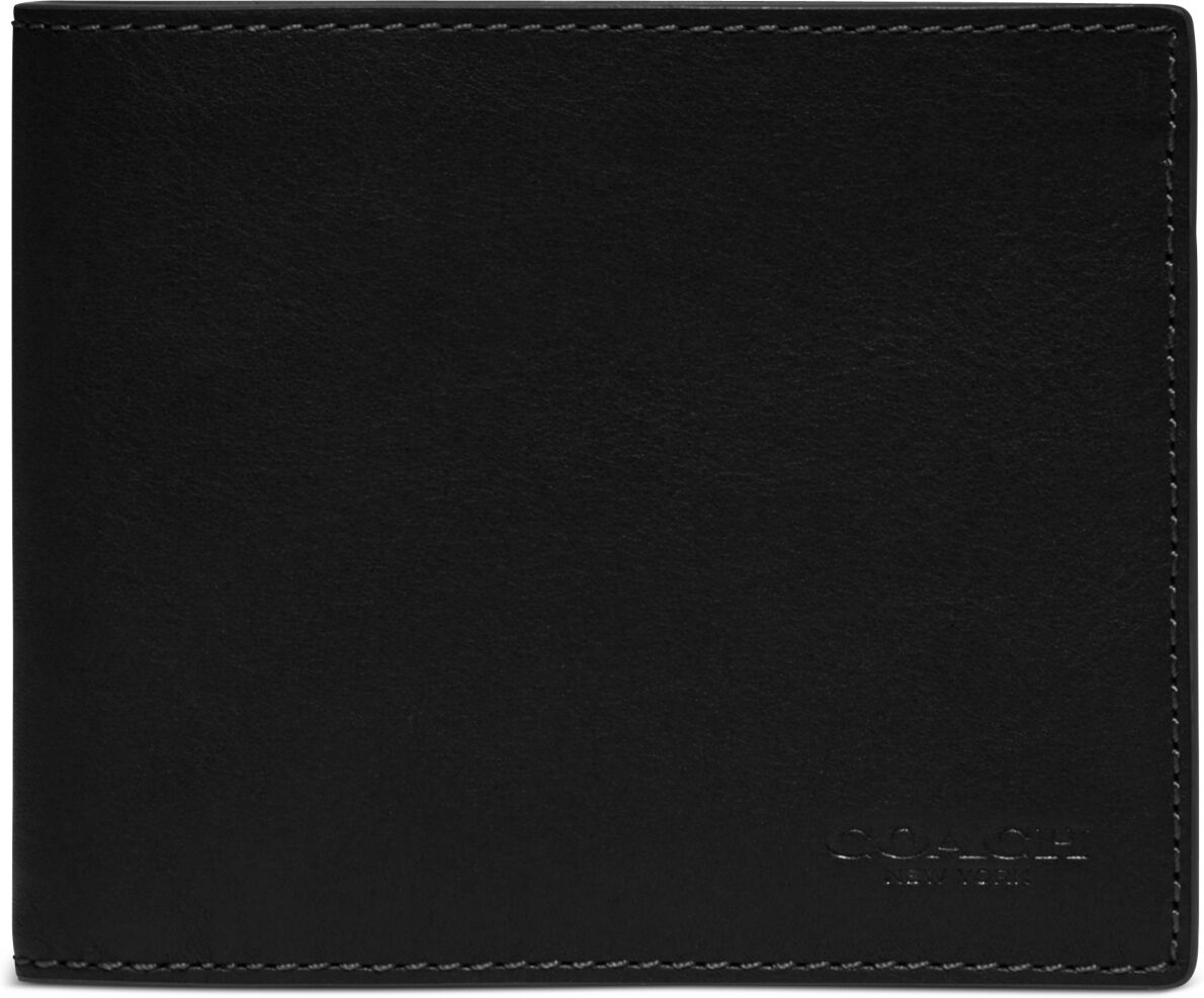 Coach Men's 3-In-1 Sport Wallet - Black