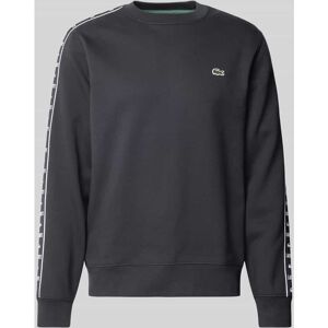 Lacoste Sweatshirt mit Label-Details, Größe M - EUR - Black - M