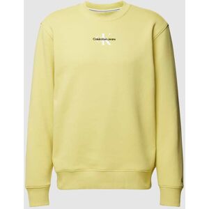 Calvin Klein Jeans Sweatshirt mit Label-Detail - men - GELB - M;XXL