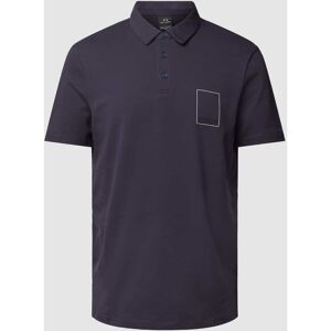 ARMANI EXCHANGE Regular Fit Poloshirt mit Label-Detail, Größe L - EUR - Marine - L