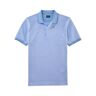 OLYMP Poloshirt »Casual«, Two-Tone Piqué, Seitenschlitzen im Saum blau L männlich