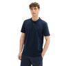 TOM TAILOR Denim Poloshirt, mit Logo-Print  sky captain blue sky captain blue