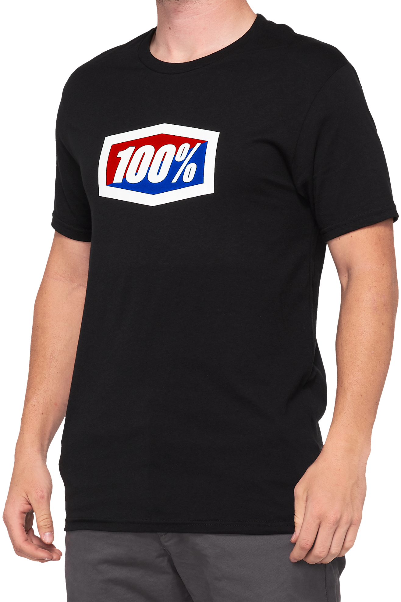 100% T-Shirt 100% Official Schwarz