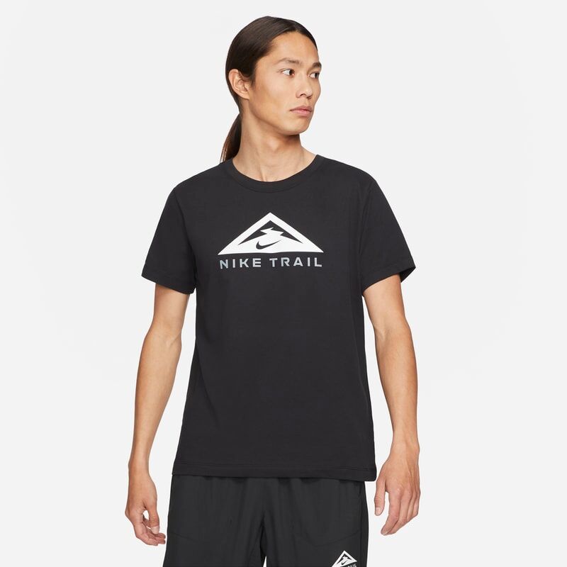 Nike Dri-FIT Short-Sleeve Trail Running T-Shirt - Black - size: M, L, XL, S, 2XL