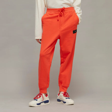 Adidas Y-3 Organic Cotton Terry Cuffed Pants Semi Solar Red M - Men Lifestyle Pants M