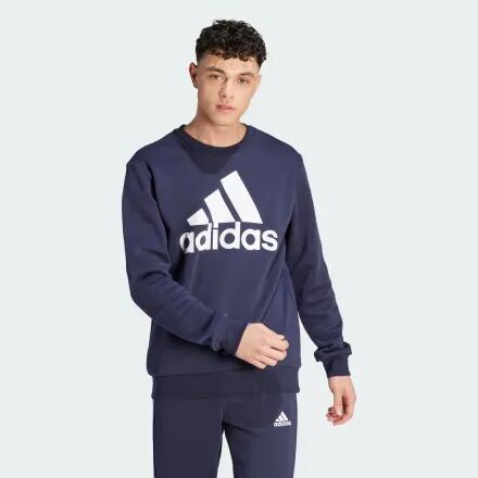 Adidas Essentials Fleece Big Logo Sweatshirt Ink XS - Men Lifestyle Sweatshirts XS