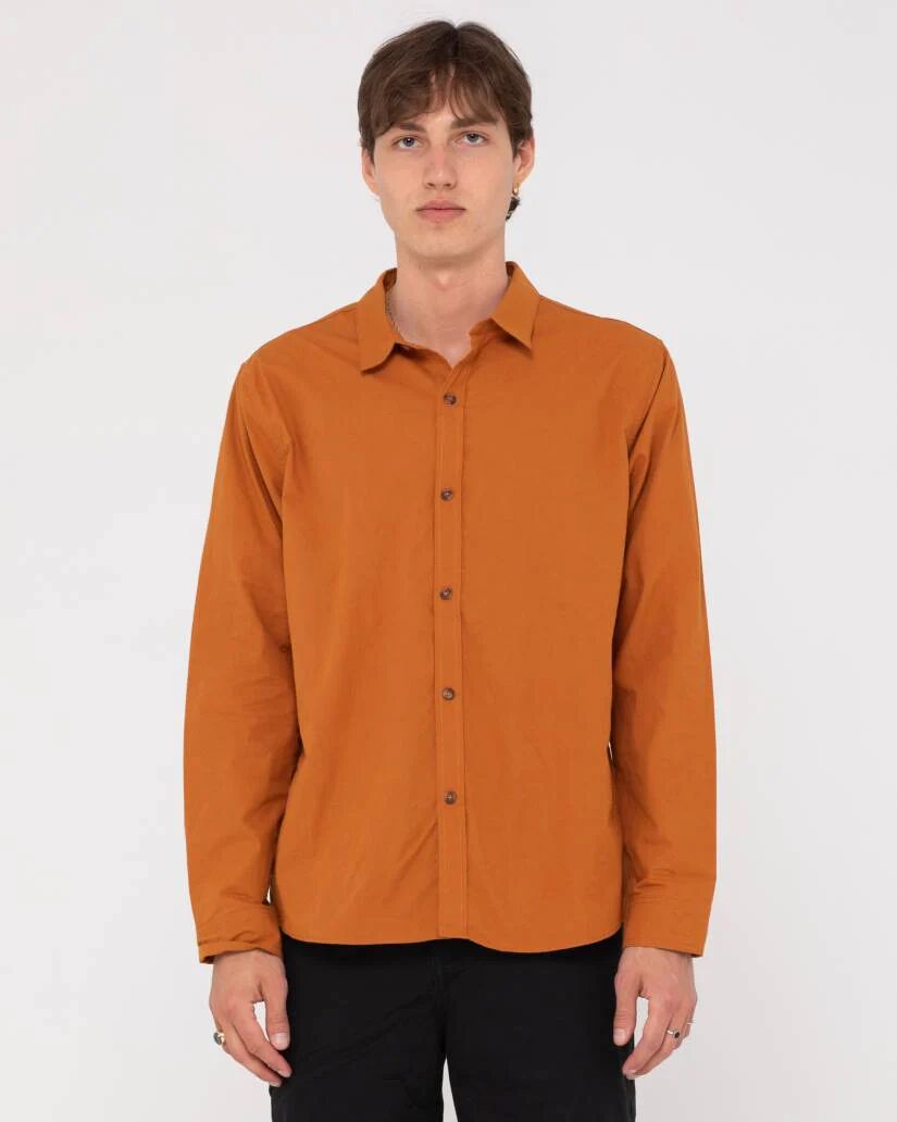 Rusty Work Horse Long Sleeve Shirt - Inca Gold Rusty Australia, L / Inca Gold