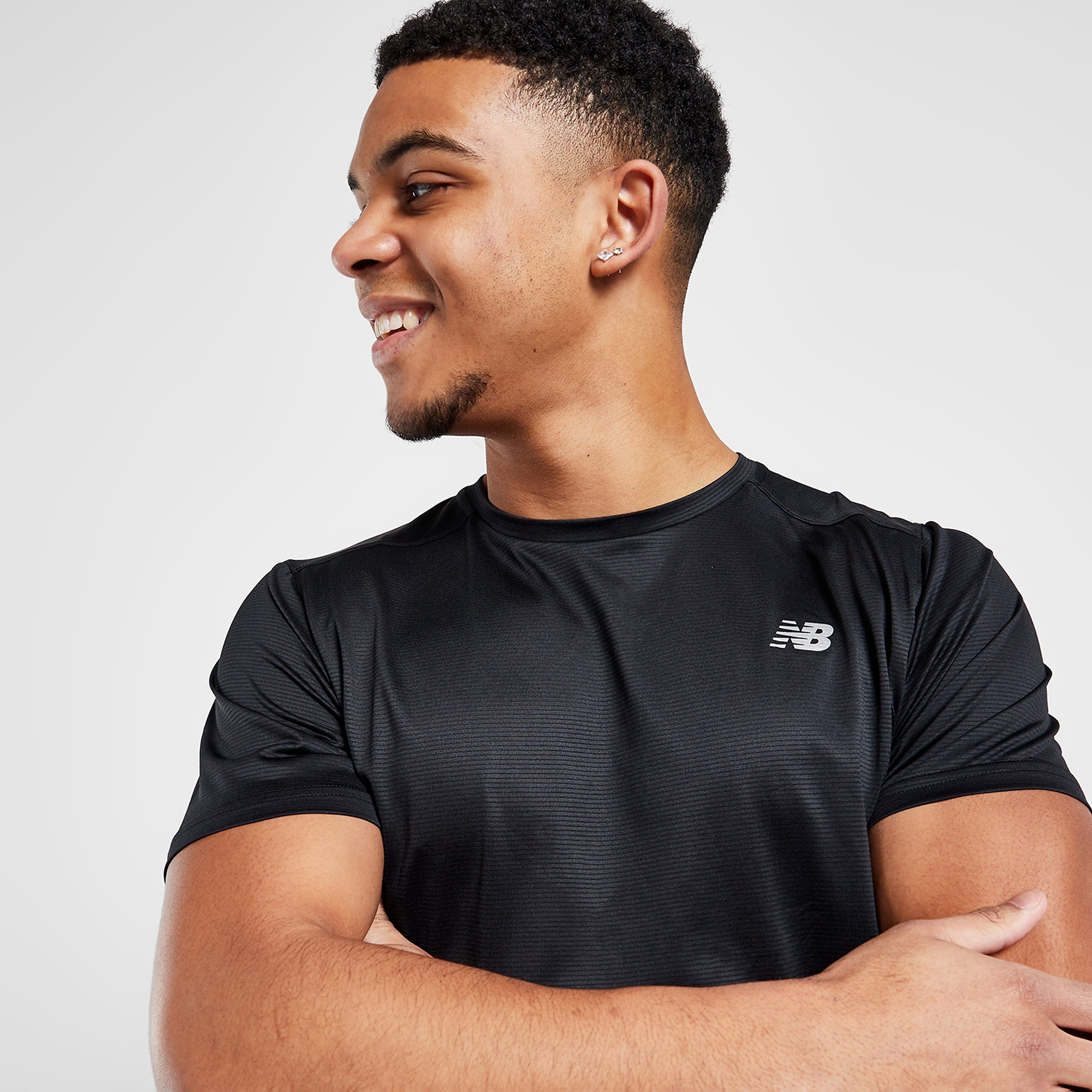 New Balance Accelerate T-shirt - Black - Mens  size: S