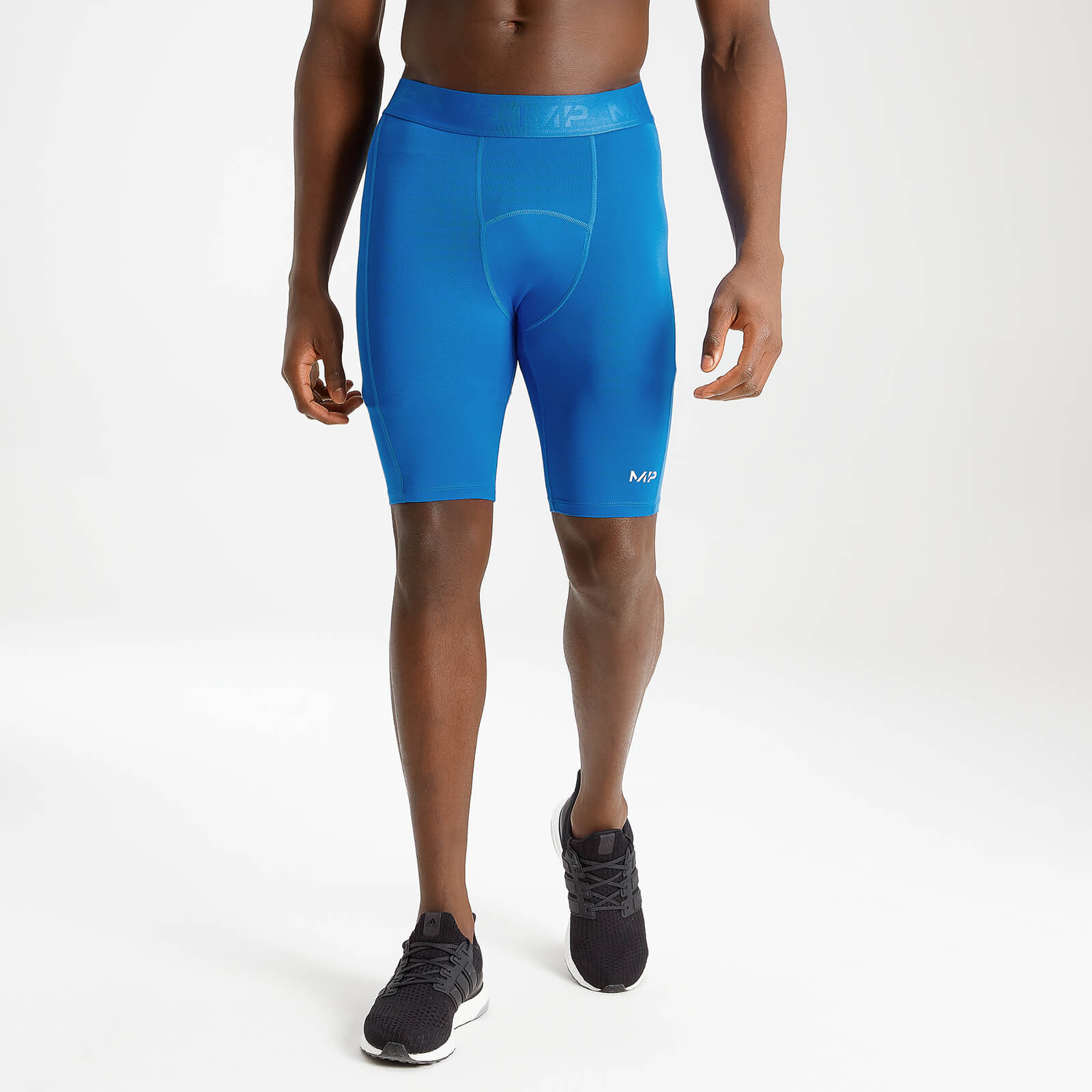 MP Men's Essentials Training Baselayer Short - True Blue - XXS