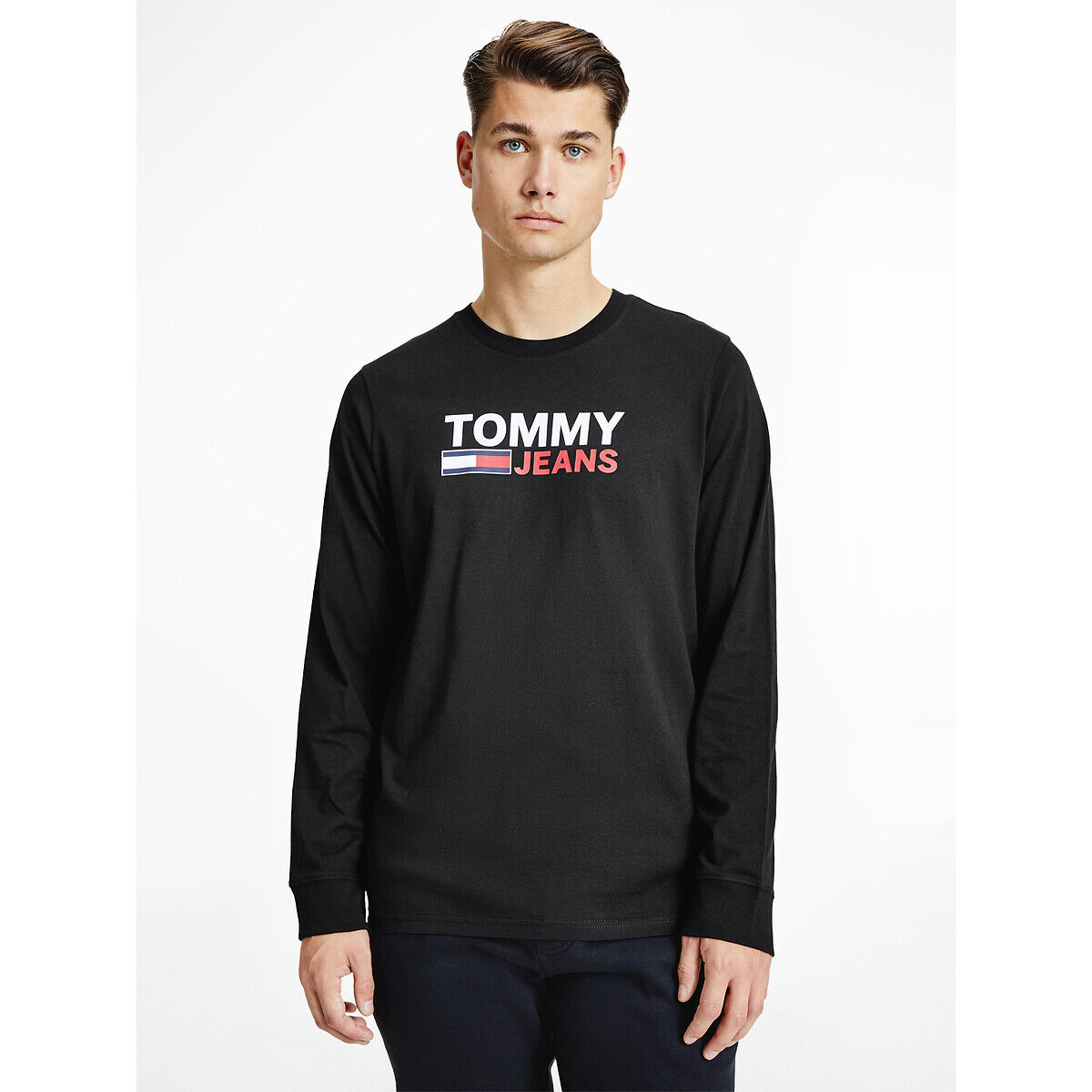TOMMY JEANS T-shirt manches longues Corp Logo