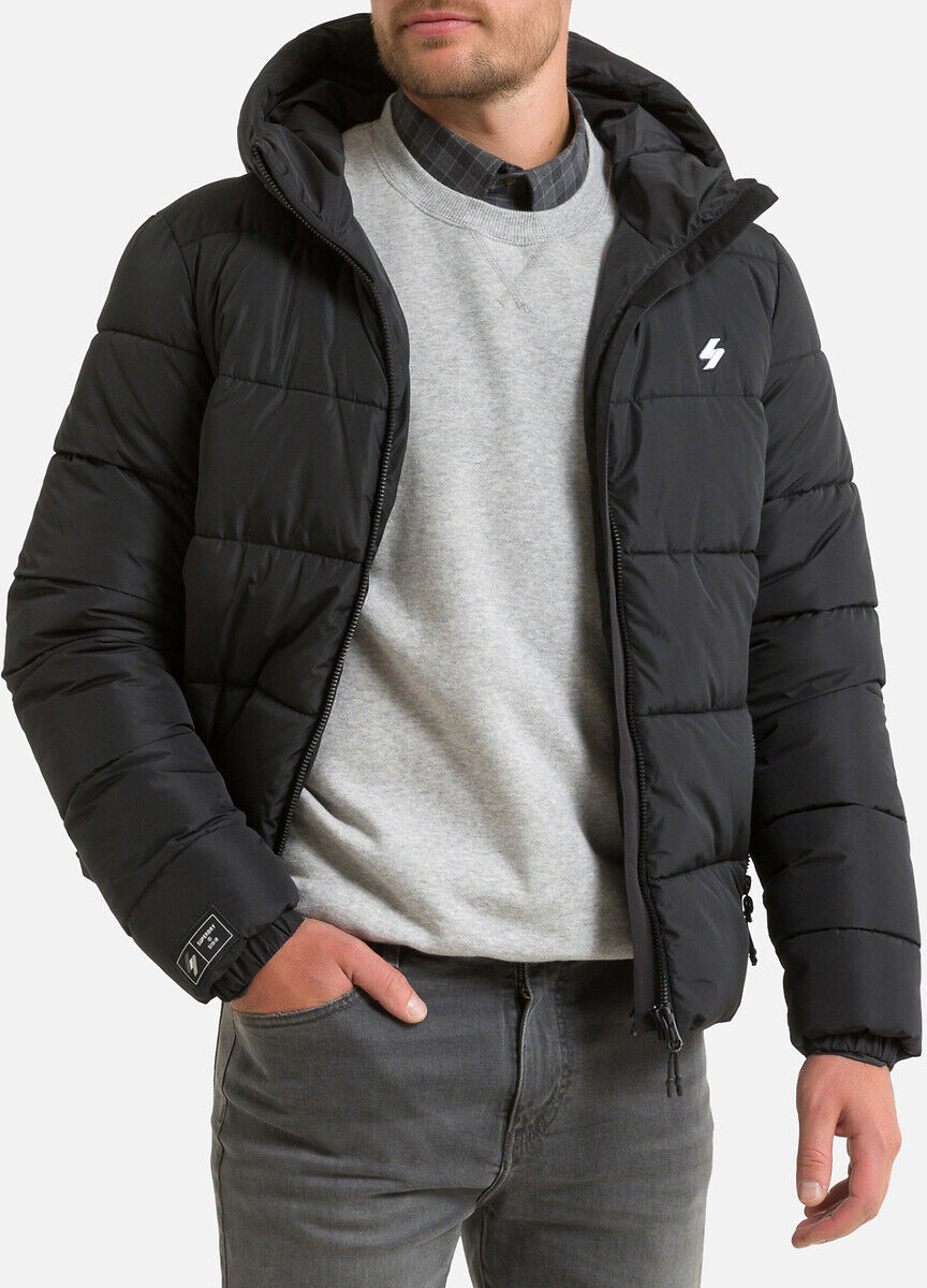 SUPERDRY Doudoune zippée à capuche Sports Puffer