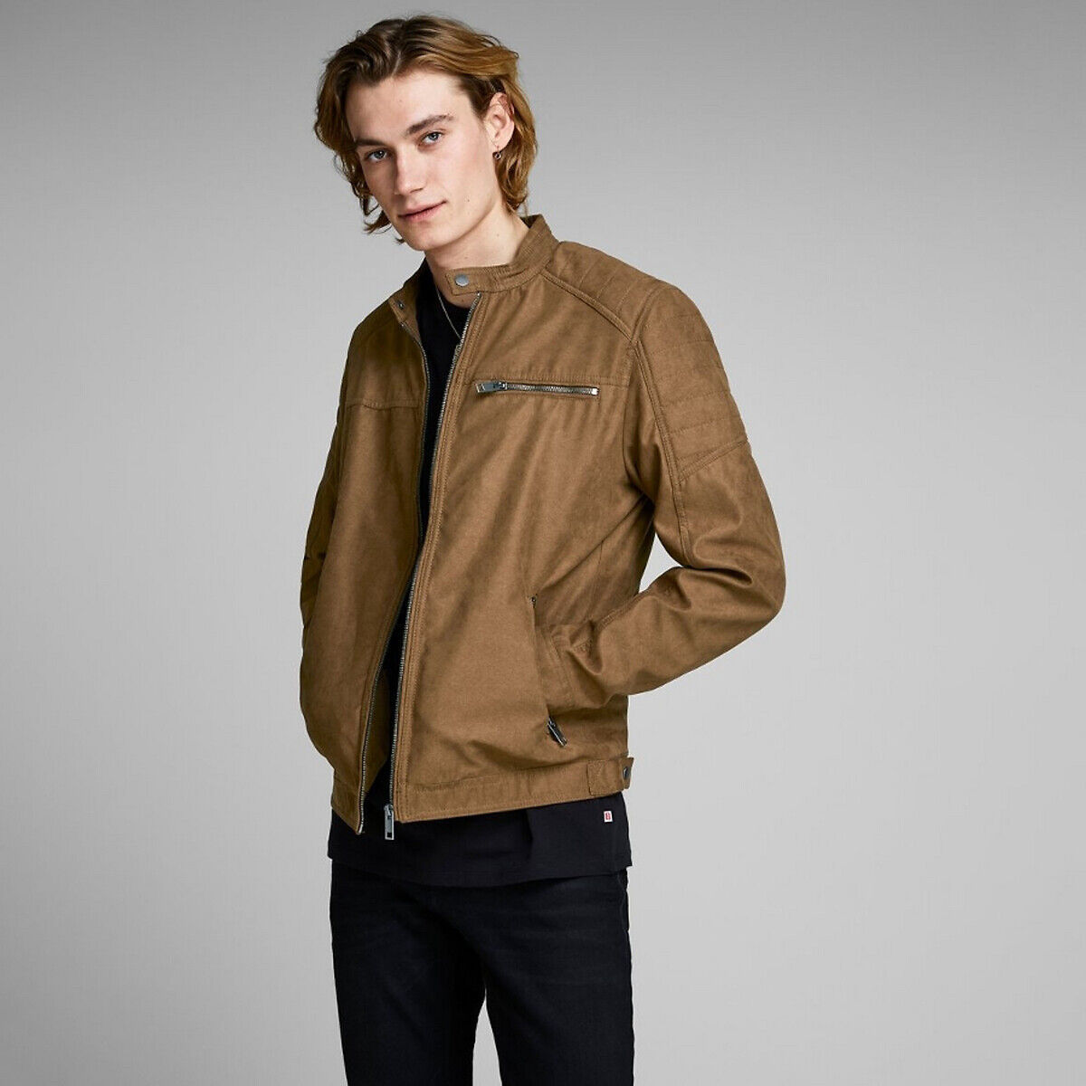 JACK & JONES Blouson biker Jcorocky