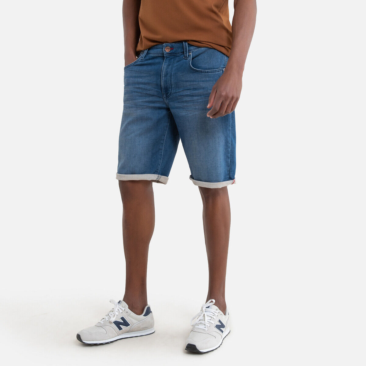 PETROL INDUSTRIES Short en jean droit stretch