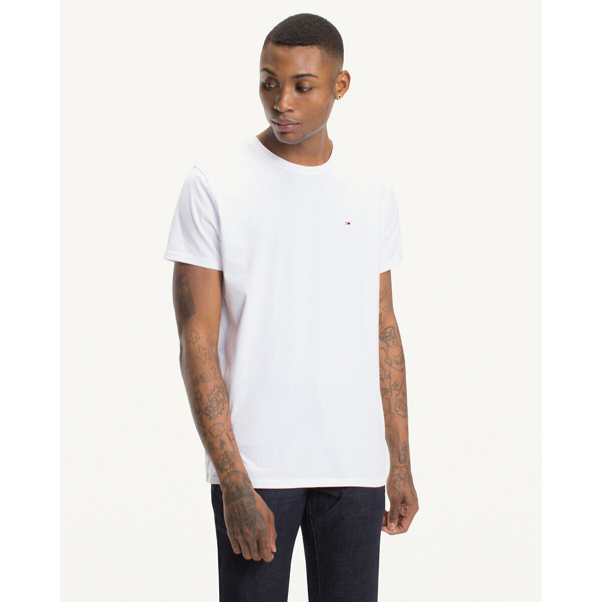 TOMMY JEANS T-shirt Original jersey col rond