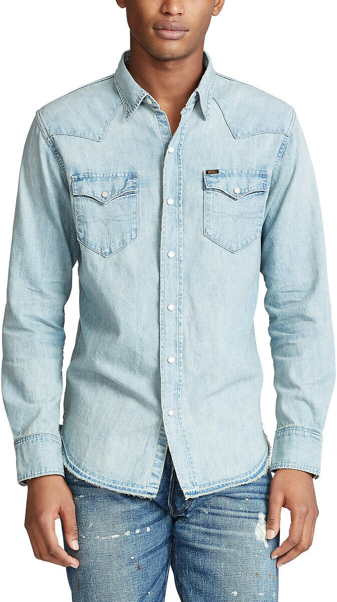 POLO RALPH LAUREN Chemise droite en jean