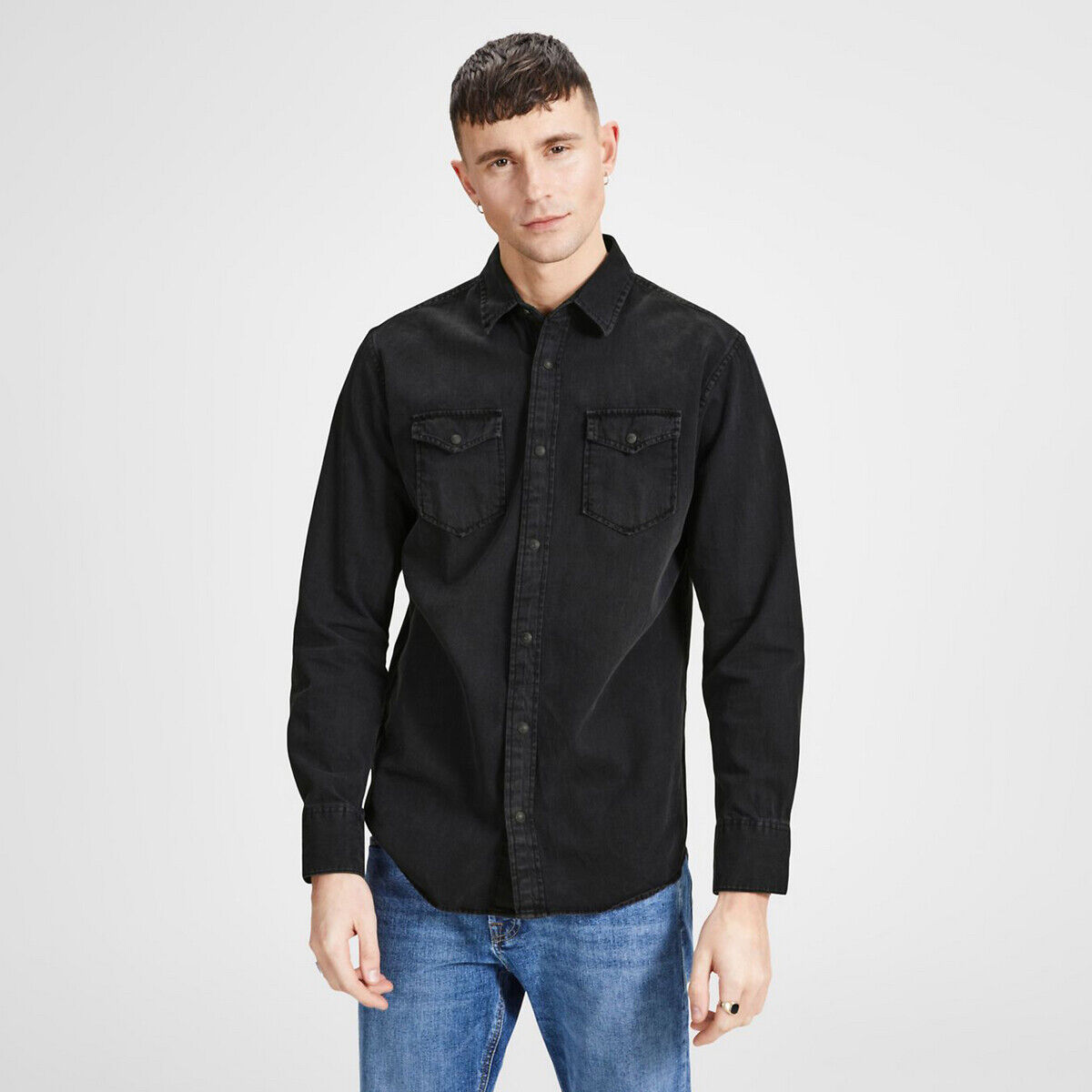 JACK & JONES Chemise en jean slim Jjesheridan