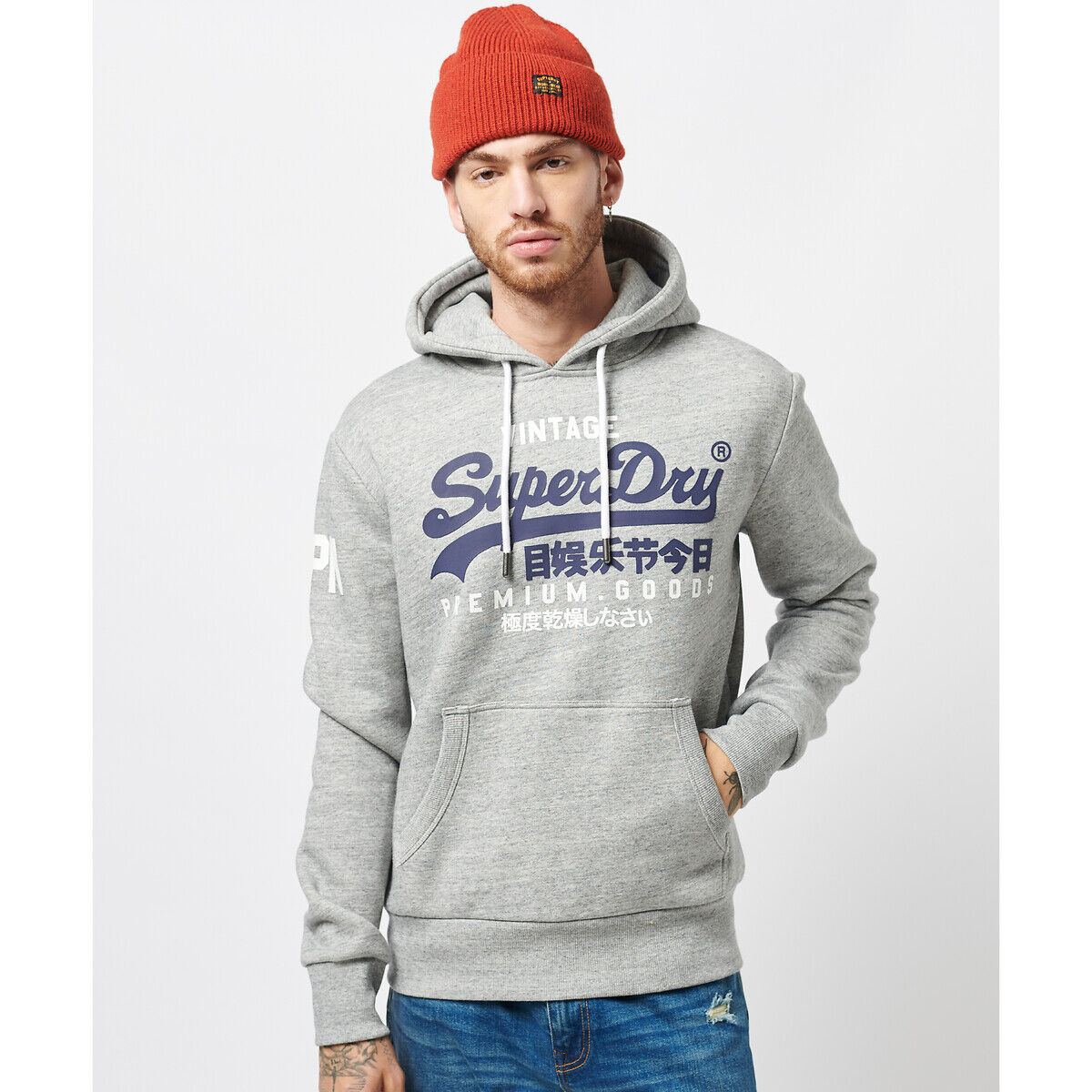 SUPERDRY Sweat à capuche Vintage Logo