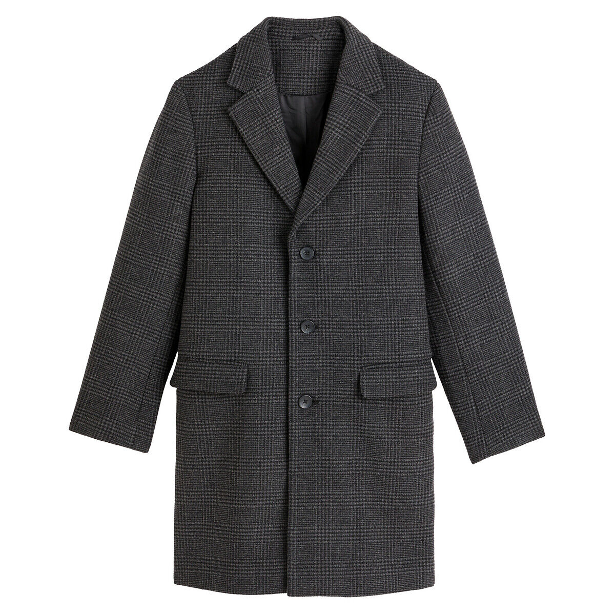 LA REDOUTE COLLECTIONS Manteau mi-long col tailleur à carreaux