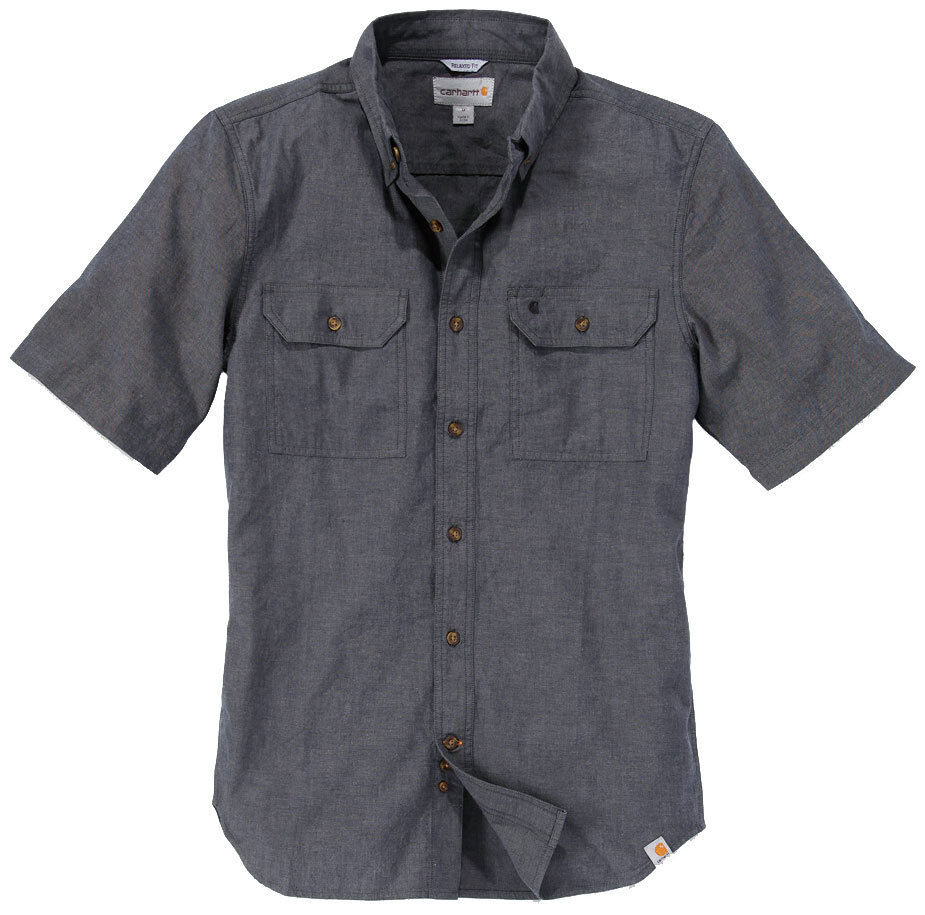 Carhartt Fort Solid Chemise à manches courtes Gris M