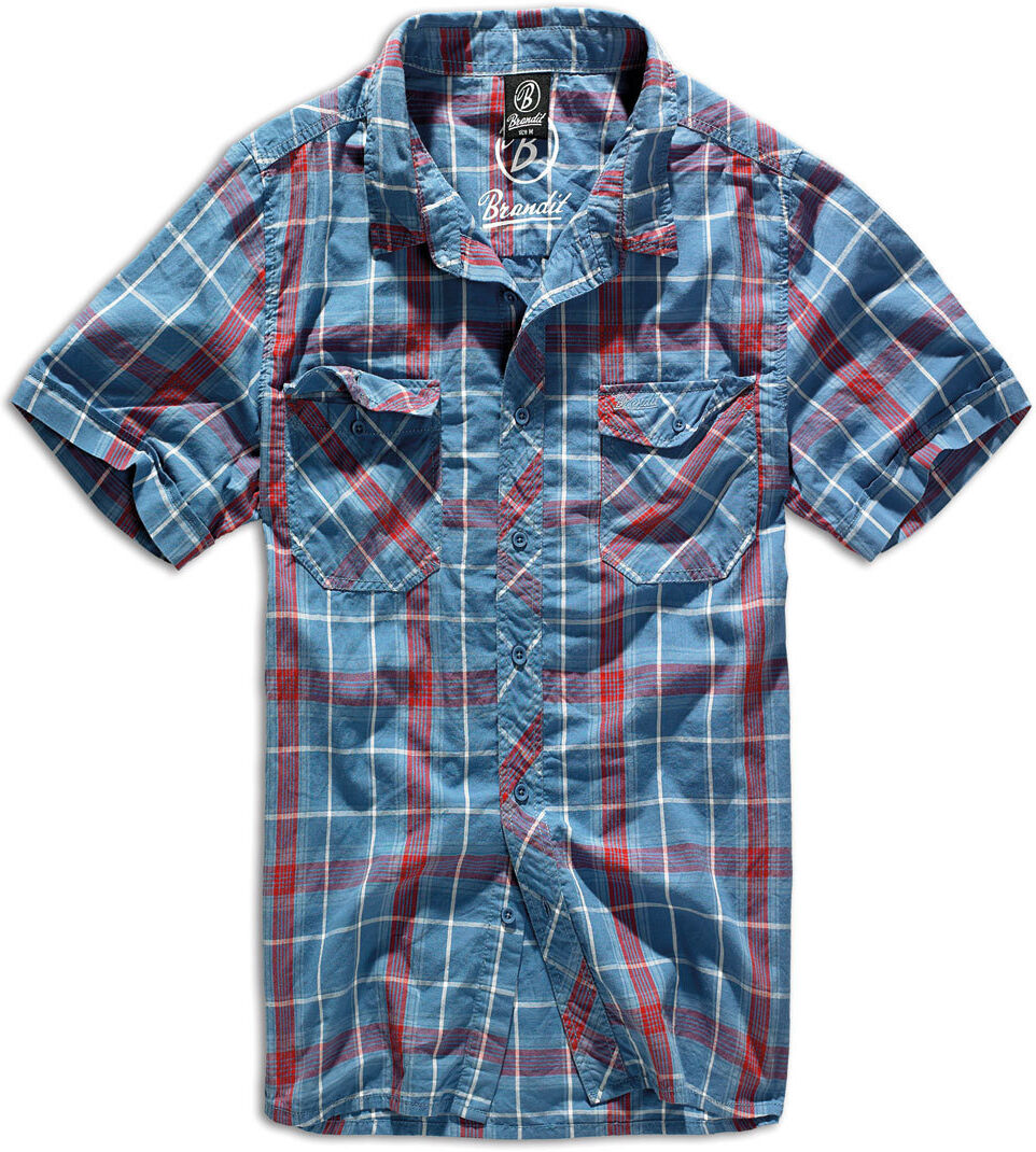 Brandit Roadstar Chemise Rouge Bleu 2XL