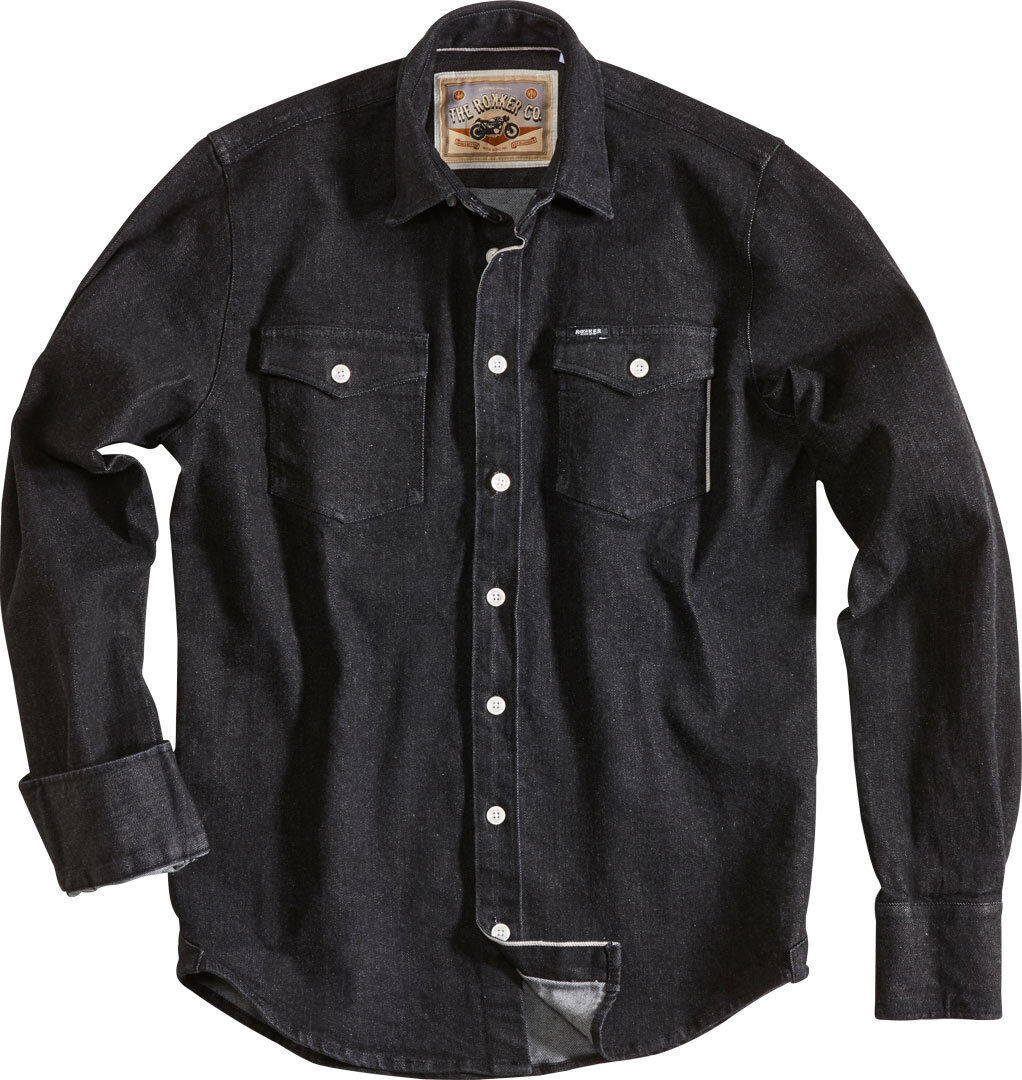 Rokker Maine Shirt chemise Noir 2XL