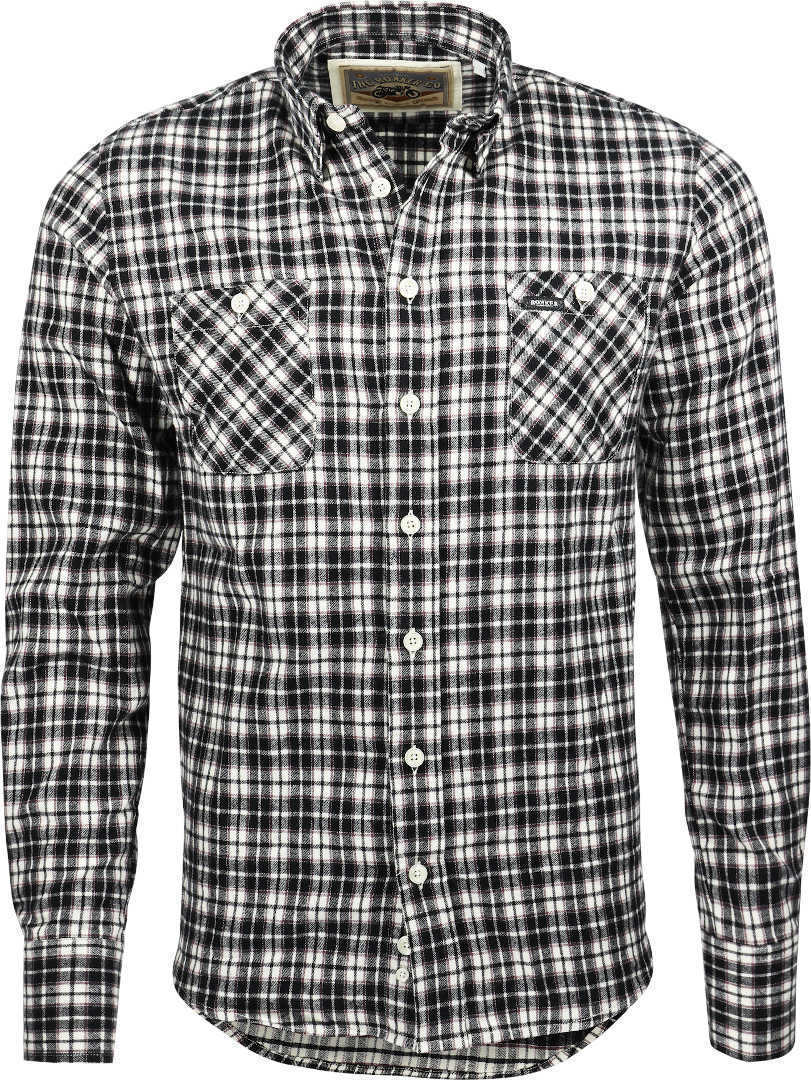 Rokker Carson chemise Noir Blanc XL