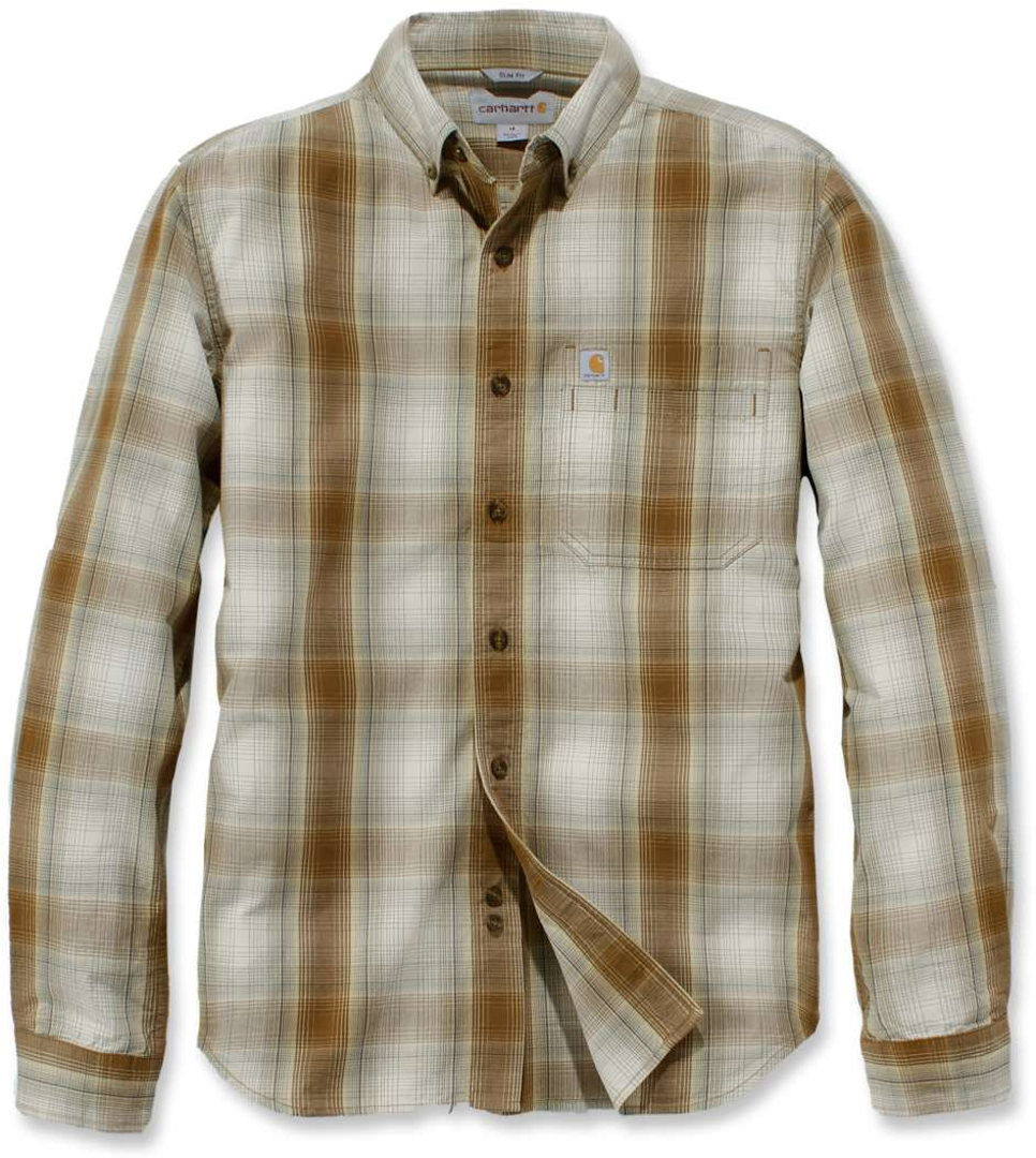 Carhartt Essential Plaid Long Sleeve chemise Brun M