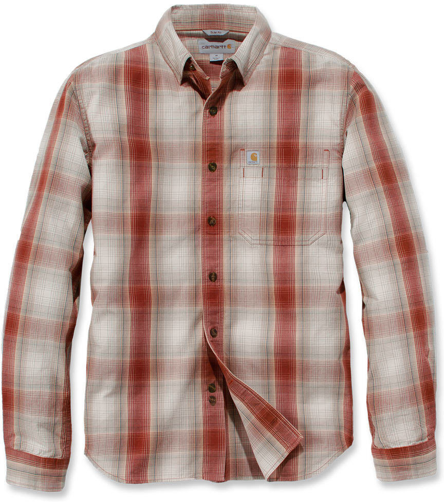 Carhartt Essential Plaid Long Sleeve chemise Rouge S