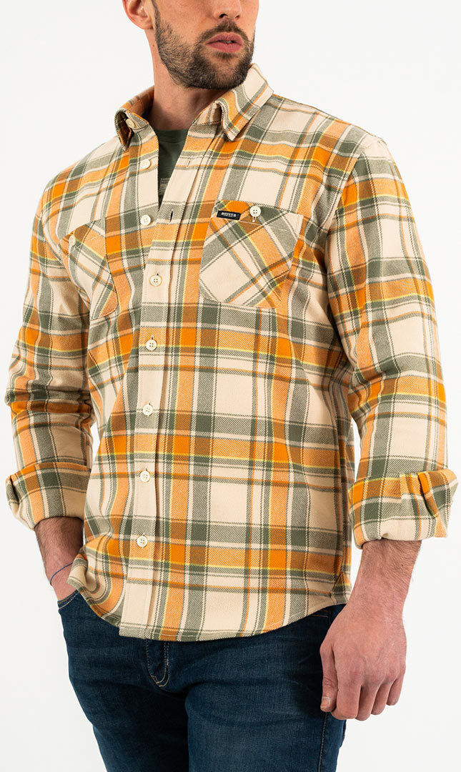 Rokker Colorado Chemise Flannel Beige L