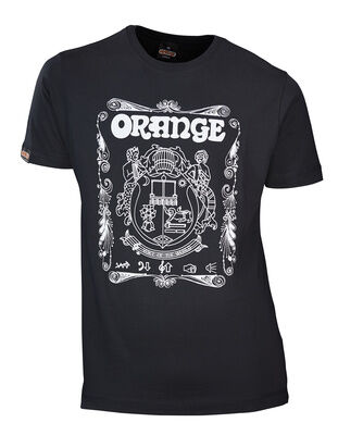 Orange Original T-Shirt Crest S Black