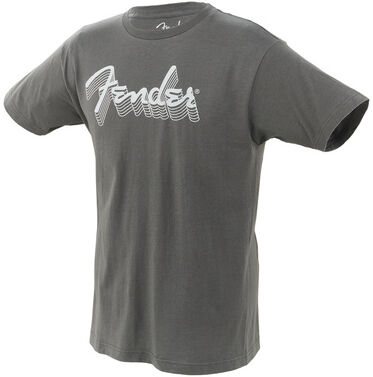 Fender T Shirt Reflective Charcoal L