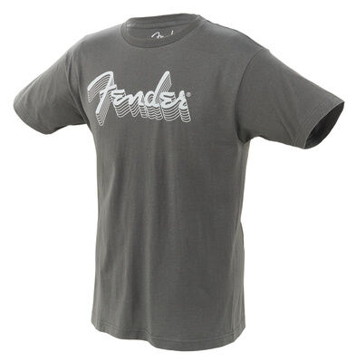 Fender T Shirt Reflective Charcoal XL