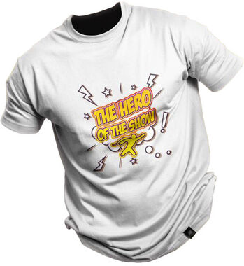 Varytec T-Shirt ""Hero Show"" M white