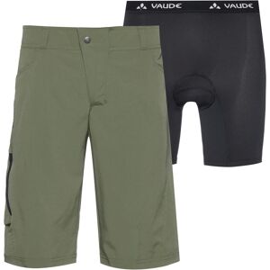 VAUDE Ledro Fahrradshorts Herren grün L