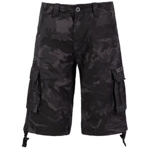 Industries Shorts »ALPHA INDUSTRIES Men - Shorts Jet Short Camo« black camo  30